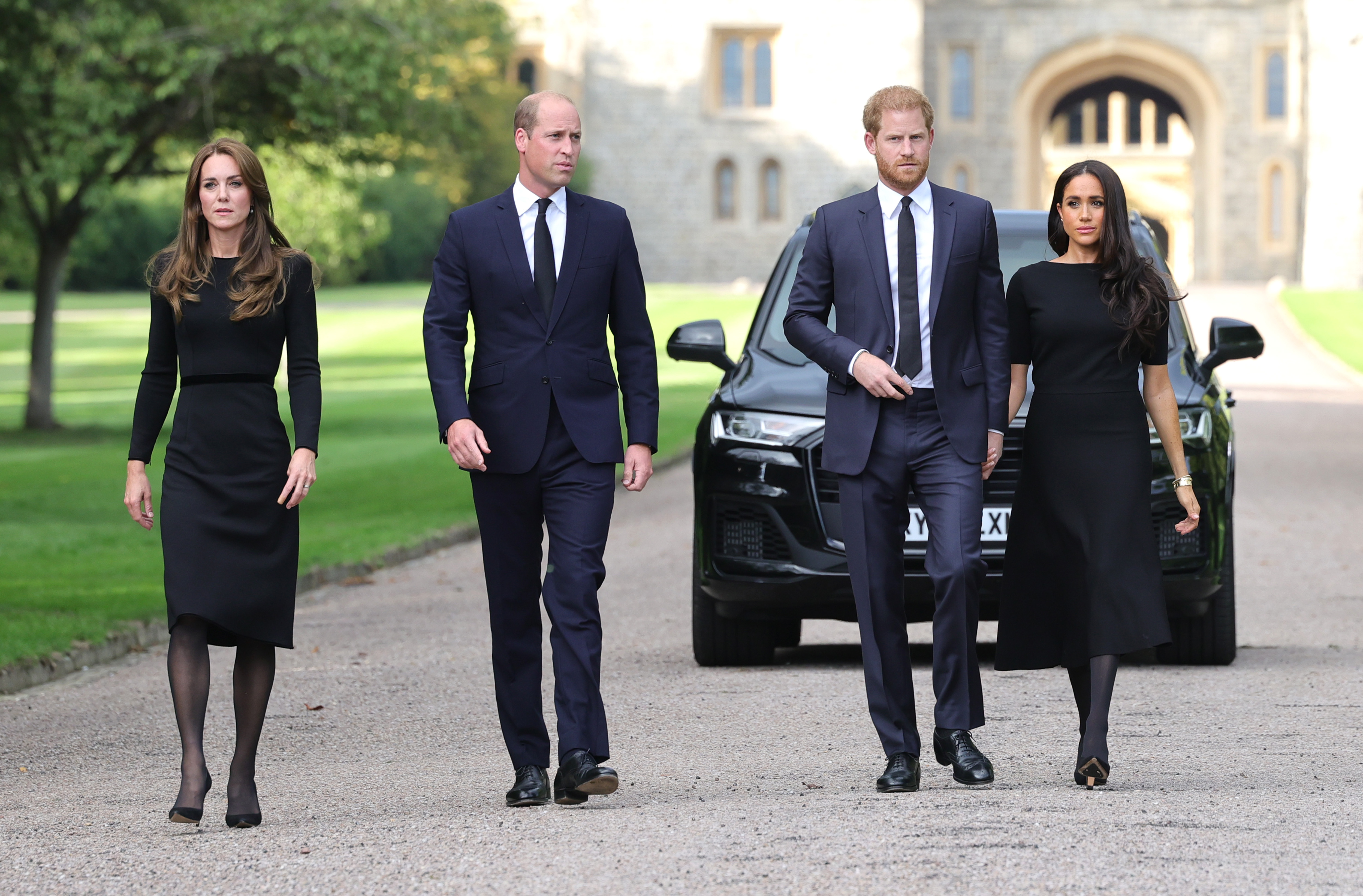 Prince William & Kate Middleton Reunite With Prince Harry & Meghan Markle Right after Queen’s Loss of life