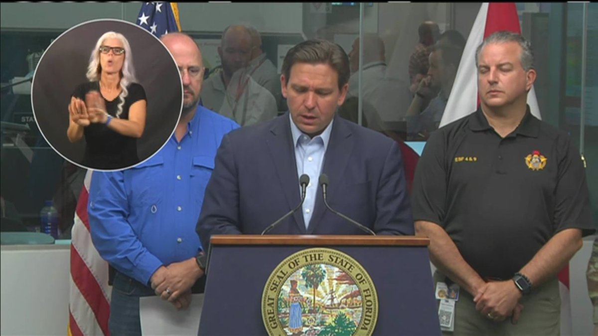 Gov. DeSantis Gives Update as Florida Braces for Potentially Catastrophic Hurricane Ian - NBC 6 South Florida