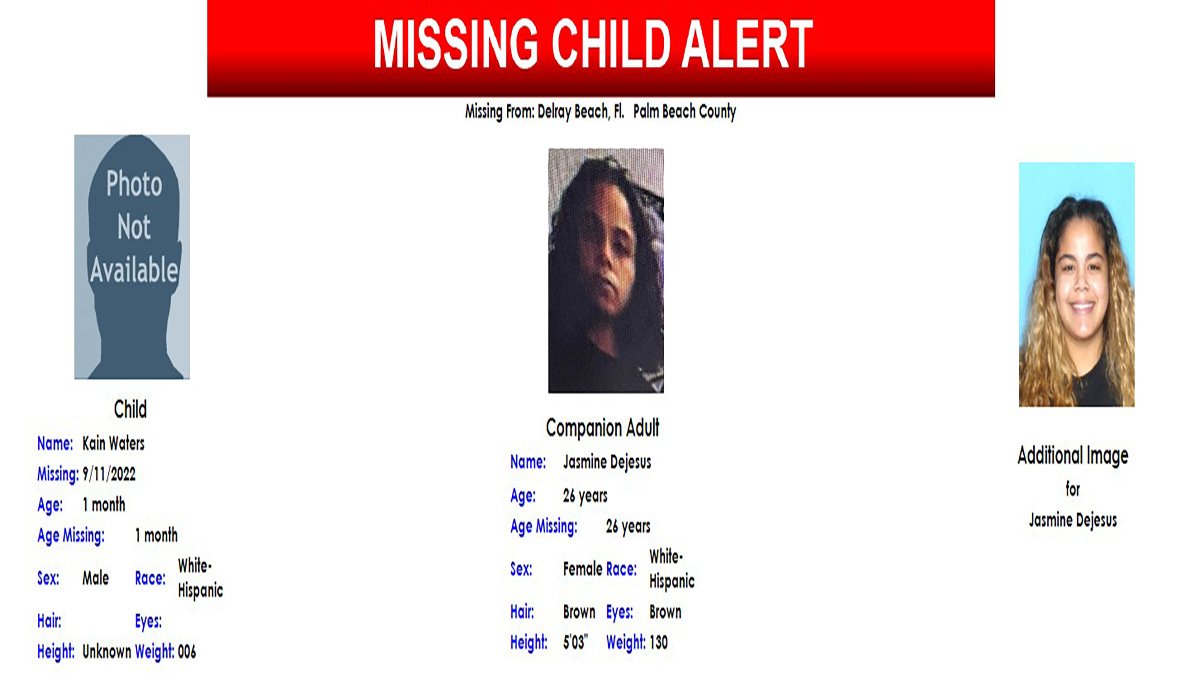 Alert Issued for Missing Infant From Delray Beach: FDLE - Vimarsana News