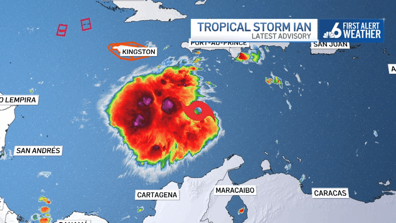 Tropical Storm Ian Intensifies: Watch the Track Live