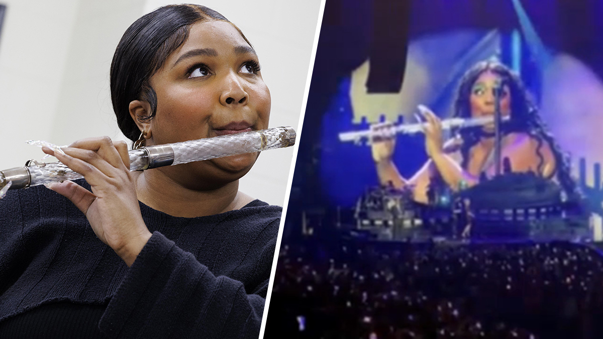 Video Lizzo Plays James Madison’s Crystal Flute on Stage in DC NBC 6