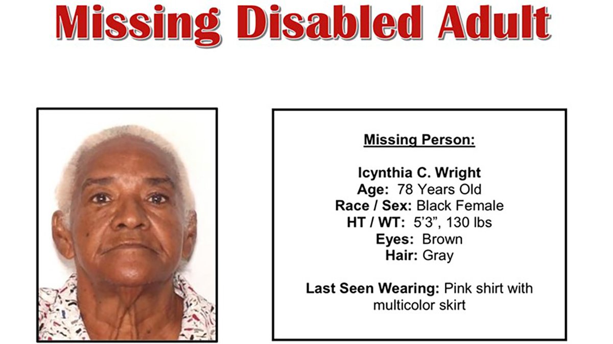 Police Searching for Missing Disabled Woman From Miami Gardens – NBC 6 ...