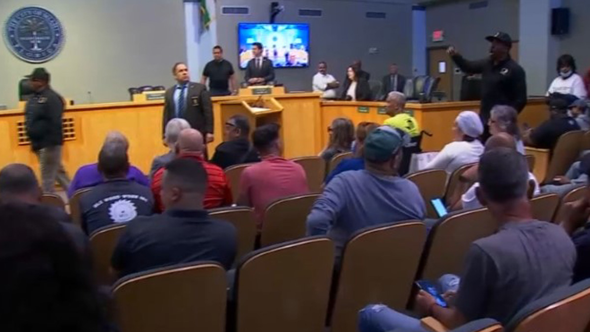 Protest at Miami Commission Meeting Over Virginia Key Beac