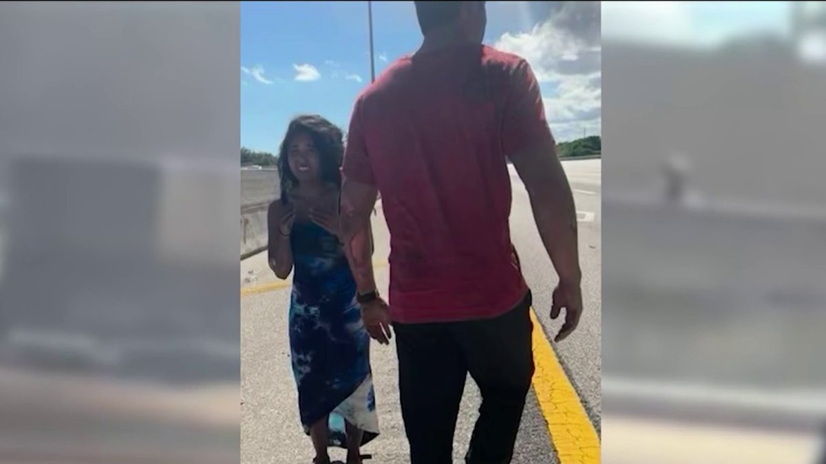 New Video Shows Broward Firefighter Saving Girlfriend From Fiery Crash on I-95 – NBC 6 South Florida