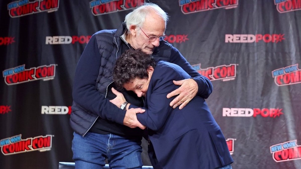 ‘Back to the Future’ Stars Michael J. Fox, Christopher Lloyd Reunite