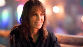 This image released by ABC shows Hilary Swank in a scene from the new series "Alaska." (Darko Sikman/ABC via Getty Images)