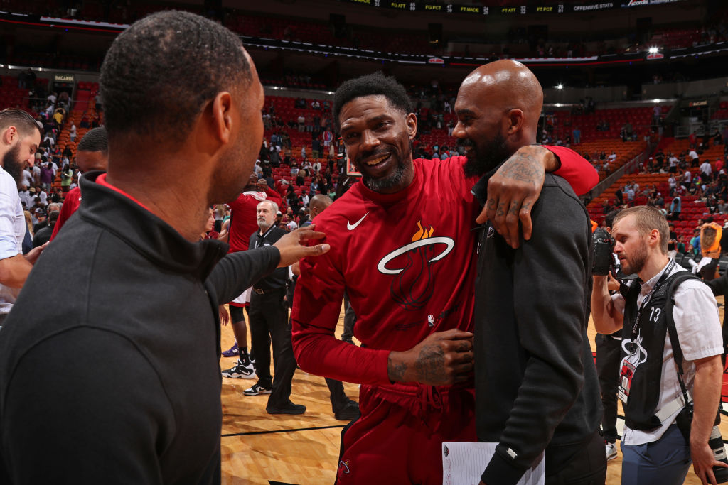 Haslem Serves as Honorary NASCAR Race Official at Homestead