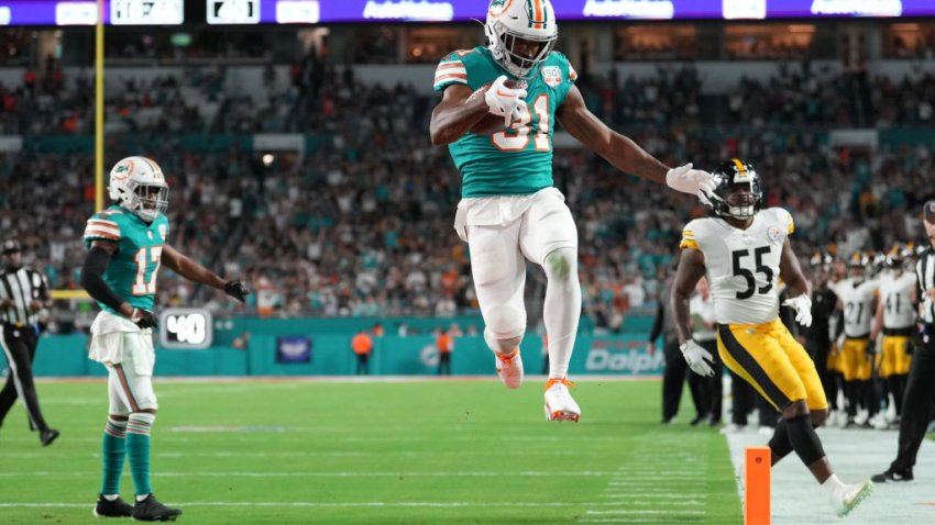 Miami Dolphins punter Jake Bailey on what he does when the offense is fired  up – NBC 6 South Florida