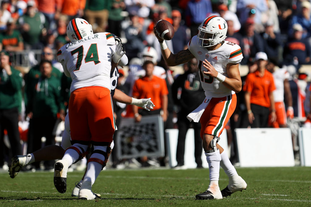 Garcia Lifts Miami Past Virginia in Fourth Overtime, 14-12