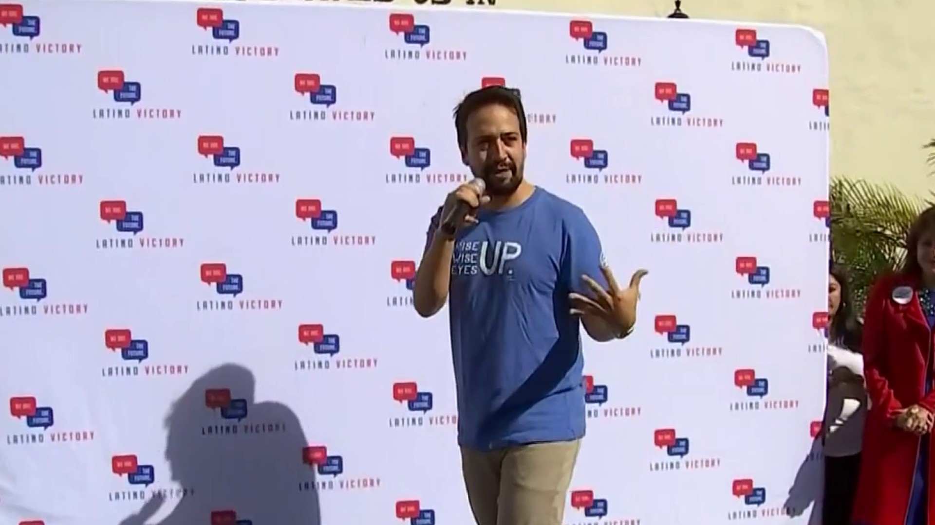 Lin Manuel Miranda Rallies Latino Voters in South Florida Ahead of Midterms