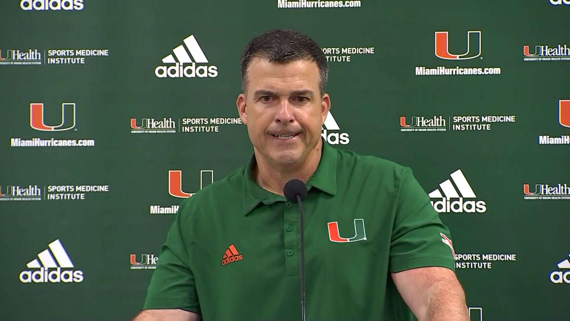 UM Head Coach Mario Cristobal Speaks After Third Straight Loss