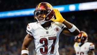 Washington Commanders cornerback Rachad Wildgoose leaves the field News  Photo - Getty Images