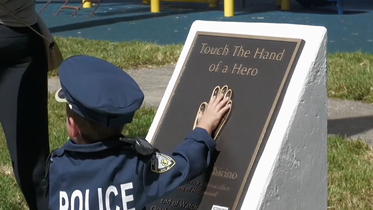 Community Honors Fallen Hollywood Police Officer With Monument and Park