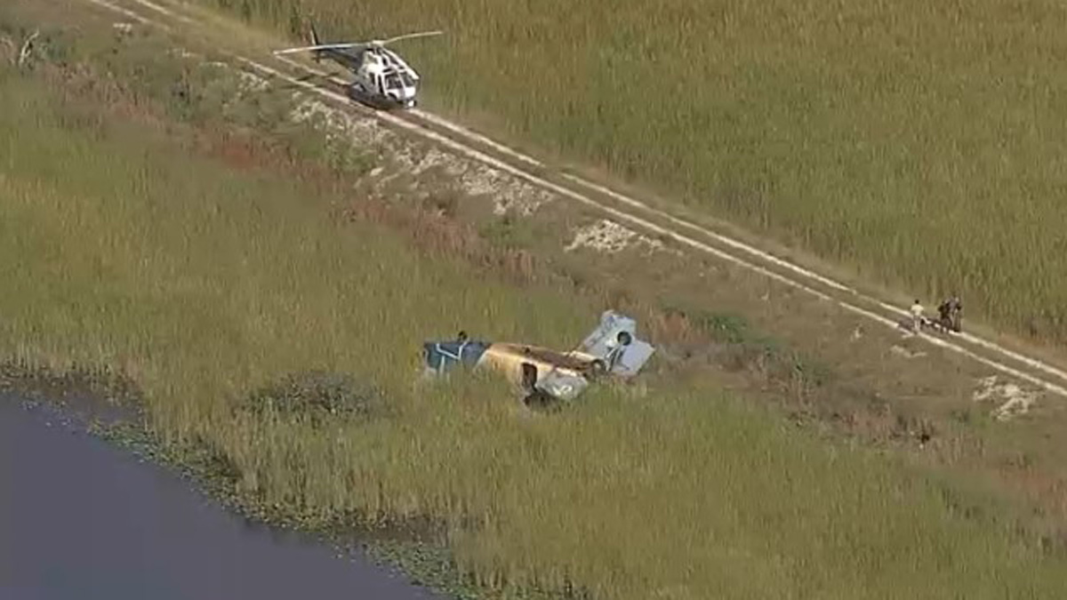 No Injuries After Small Plane Crashes in Everglades in South Florida
