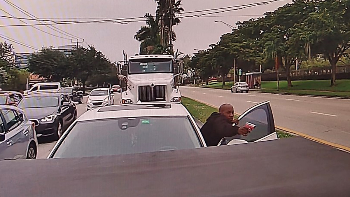 Doral Road Rage Gunman Said He was Rushing to Work, Used Girlfriend's Pink Gun: Police