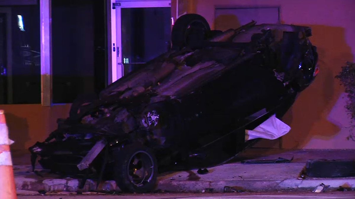 Rollover Crash in Hollywood Closes Lanes of Major Roadway – NBC 6 South ...