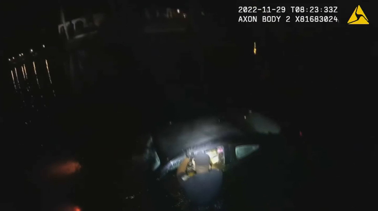 Video Shows Police Rescue Woman From Car Sinking in Florida Canal
