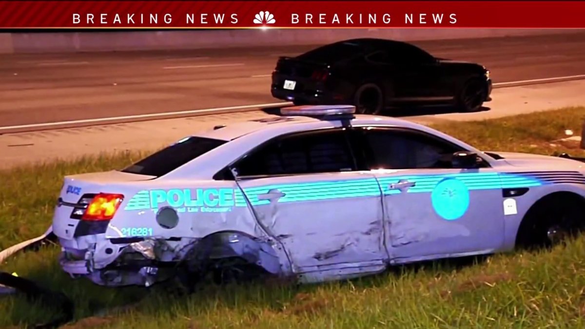 Miami Police Car Involved in Crash on Florida’s Turnpike – NBC 6 South ...