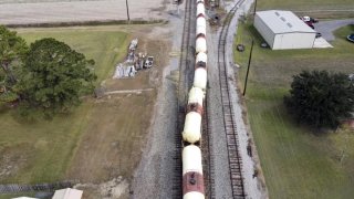 Evacuations have been ordered after six train cars carrying hydrochloric acid derailed in Paulina, La.,