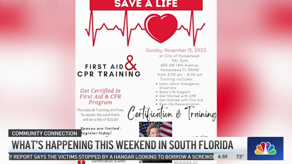 Community Connection: What's Happening This Weekend – NBC 6 South Florida