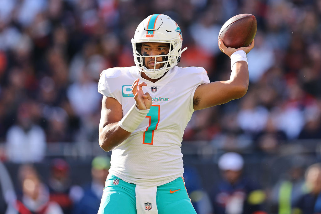 Tua, Dolphins outlast Bears on Fields' record rushing day – KGET 17