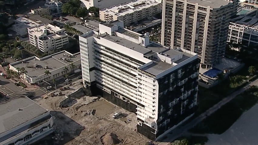 Aerial Video Shows Deauville Hotel Gutted, Ready For Implosion in Miami Beach
