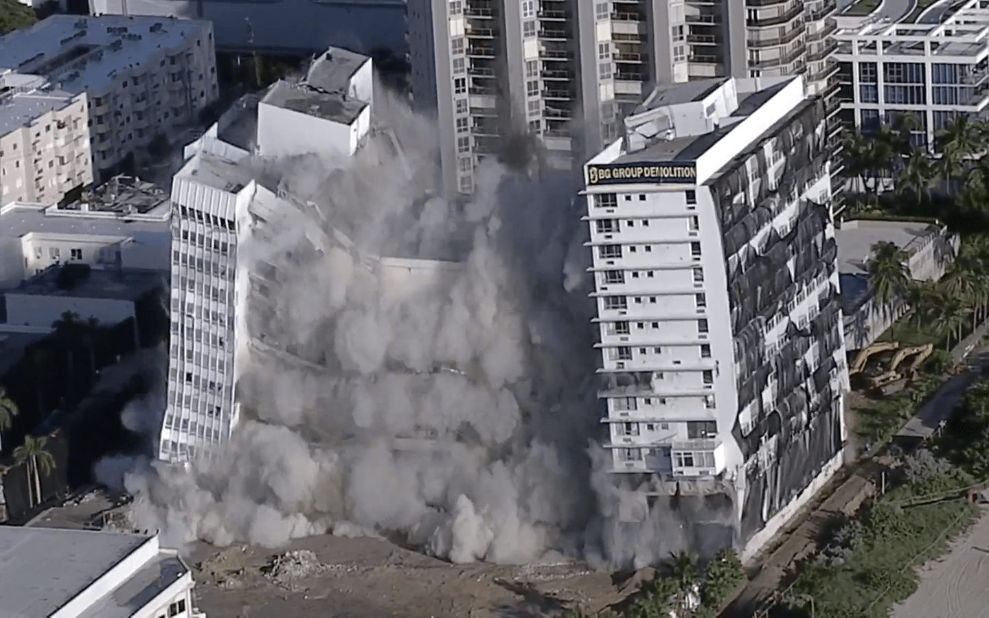 WATCH IMPLOSION: Miami Beach's Deauville Beach Resort Goes Down Marking End of an Era