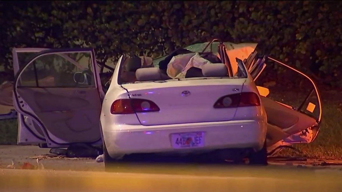 9 Hospitalized After Car Crash In Tamarac Bso Nbc 6 South Florida