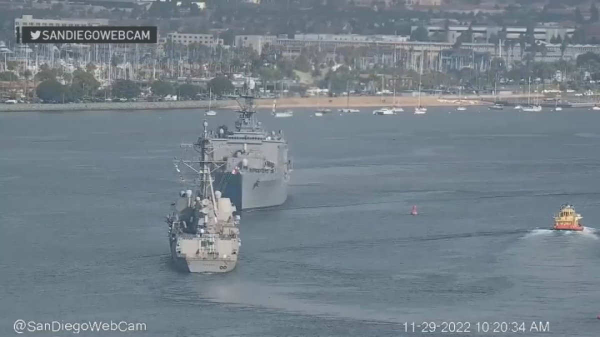 Navy Ships Steer Last Minute to Avoid Head-On Crash in San Diego Bay – NBC 6 South Florida - Vimarsana News