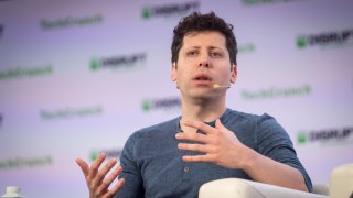 Sam Altman, co-founder and chief executive officer of OpenAI Inc., speaks during TechCrunch Disrupt 2019 in San Francisco, California, on Thursday, Oct. 3, 2019.
