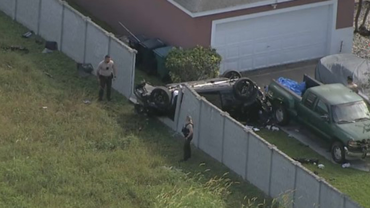 4 Mail Theft Suspects in Custody After Chase, Rollover Crash in SW Miami-Dade: Police