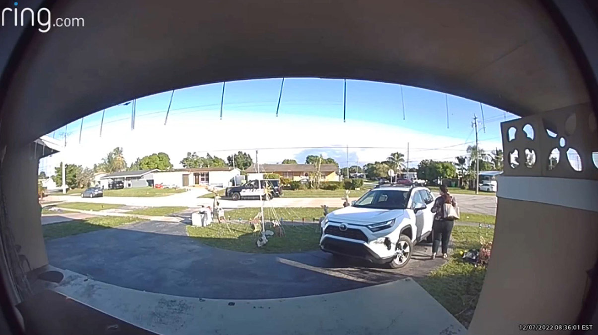 Coral Springs Officer Disciplined After Nearly Hitting Family Outside Sunrise Home