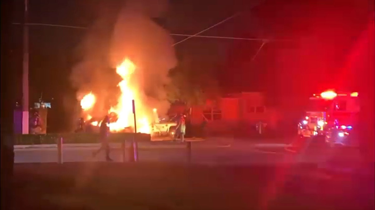 1 Person Killed in Fiery Car Crash in Southwest Miami: Police