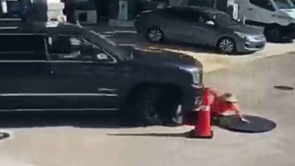 Pipe Worker Nearly Hit by SUV at Northeast Miami-Dade Gas Station