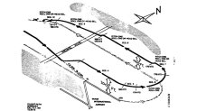 The flight path of Eastern Air Lines Flight 401 in its final moments.