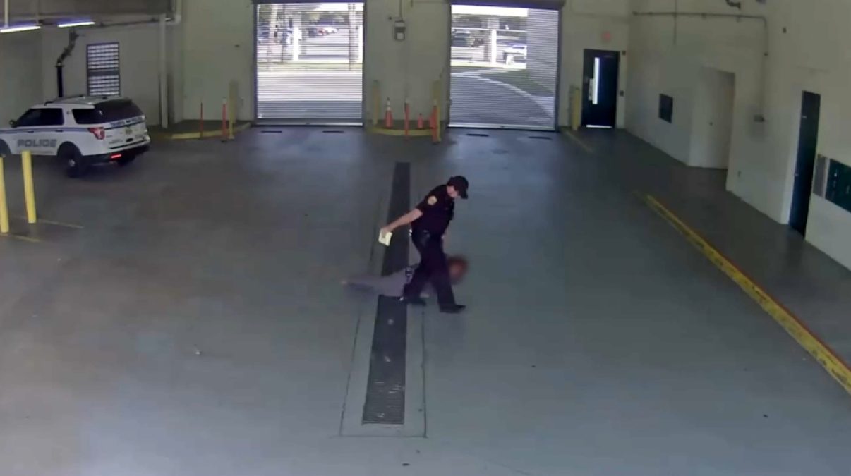 Tampa Officer Fired After Being Caught on Camera Dragging Woman Into Jail
