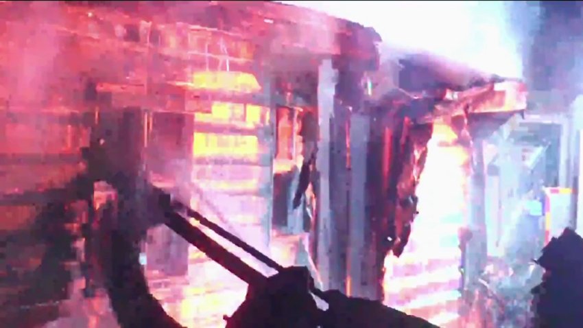 Mobile Home Fire Leaves 2 Hospitalized