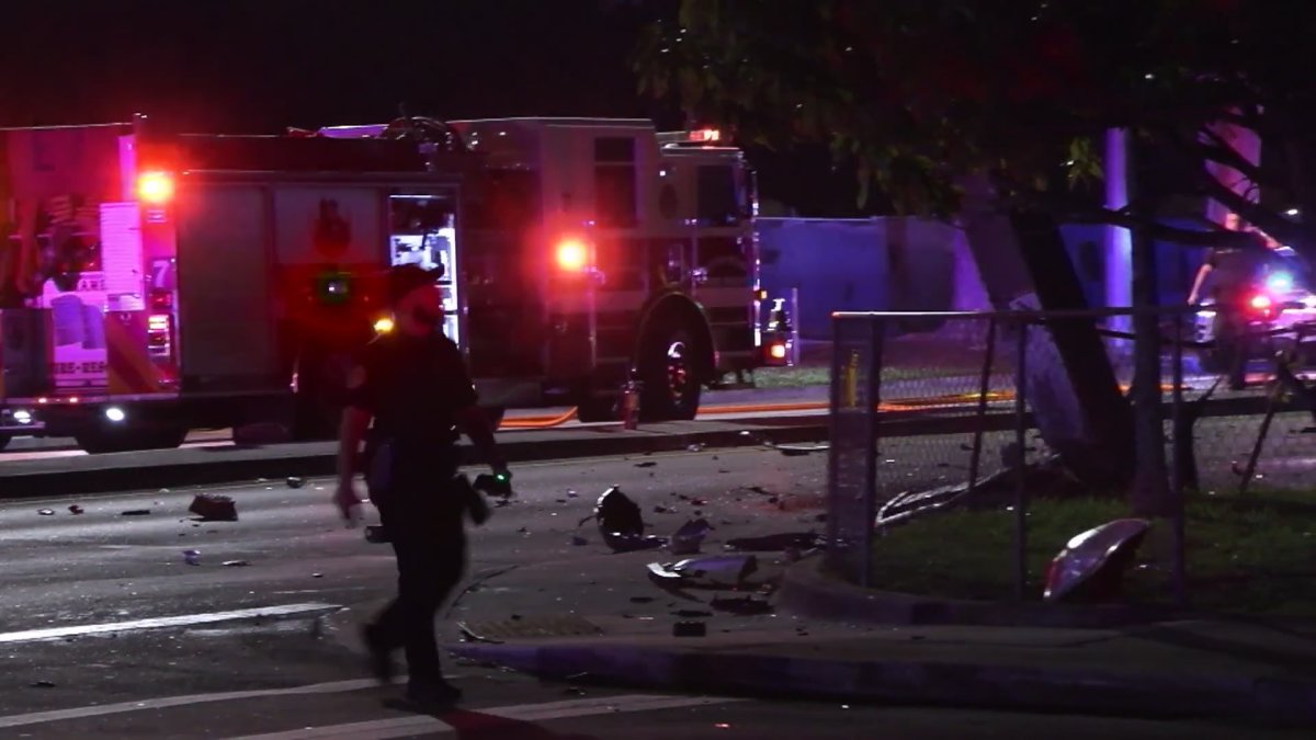 Deadly Car Crash in SW MiamiDade NBC 6 South Florida