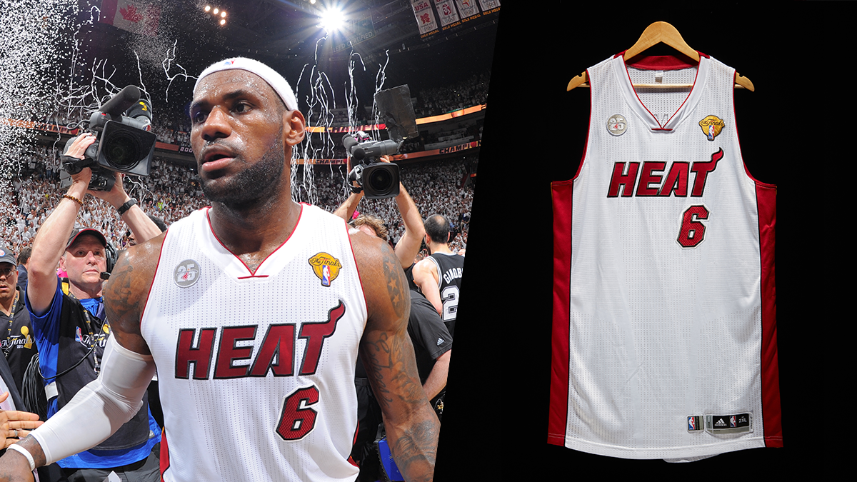  LeBron James Signed 2013 Miami Heat NBA Finals MVP