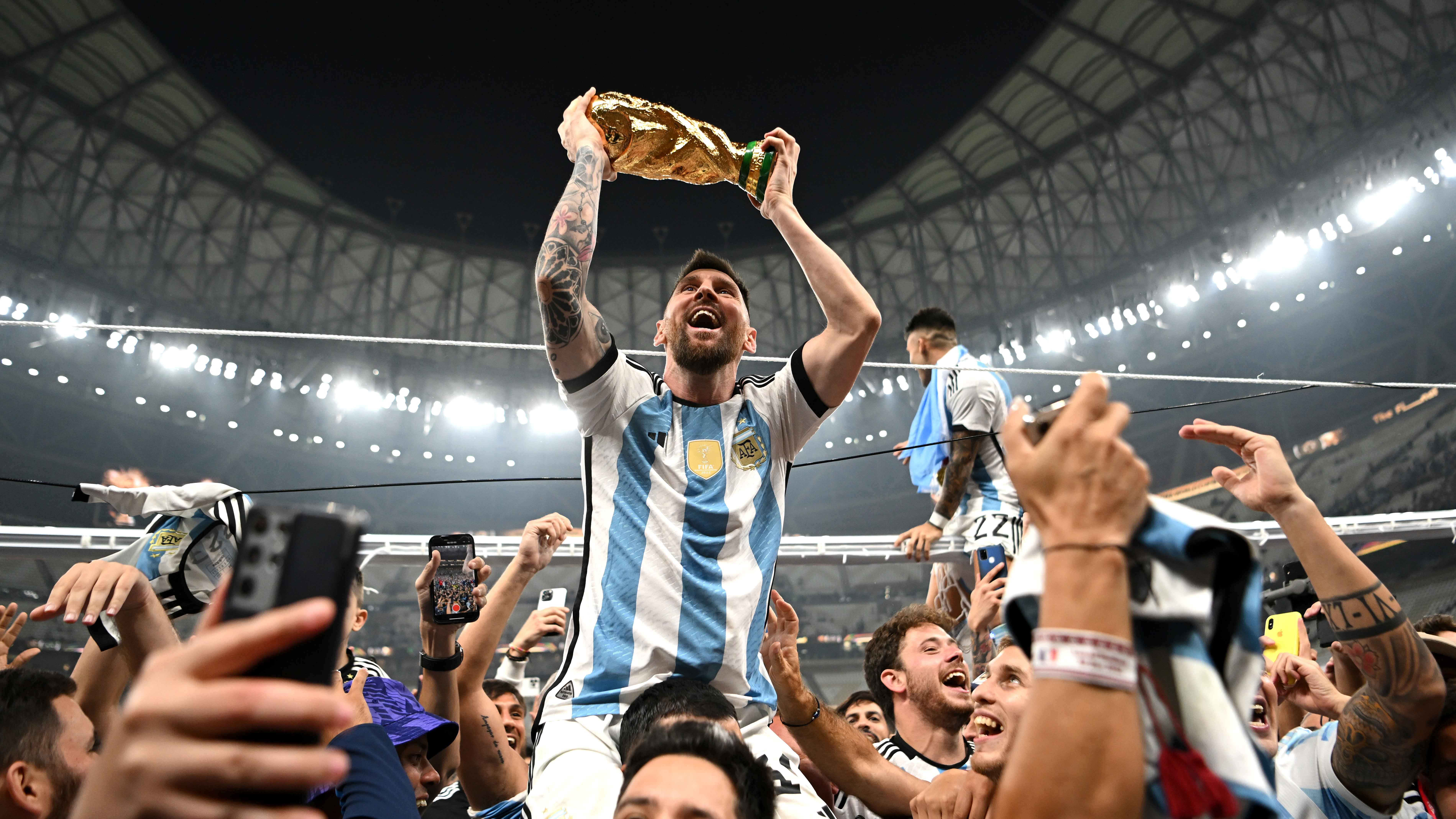 Lionel Messi's World Cup Victory Post Sets Instagram Like Record