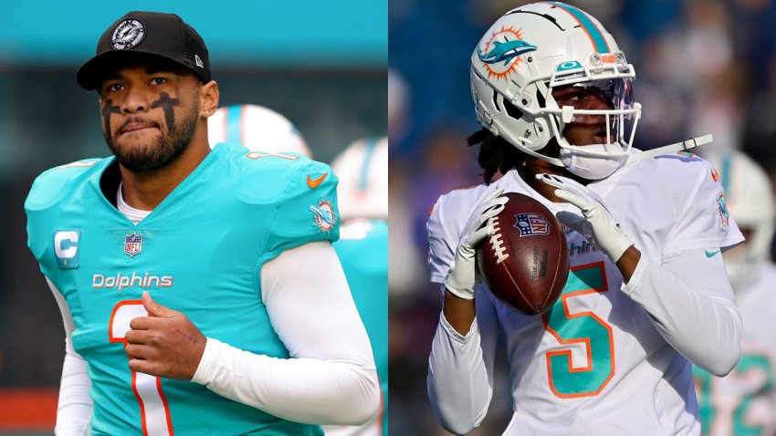 Tagovailoa out again with Dolphins' playoff hopes teetering