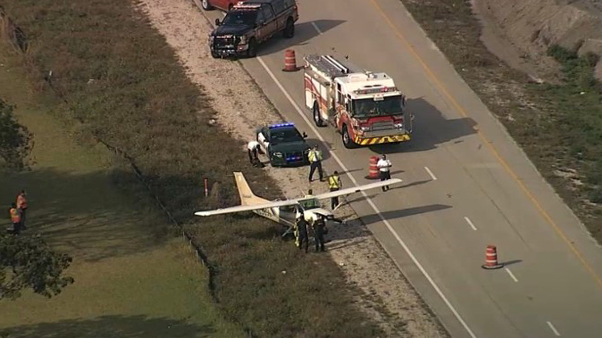 Small Plane Makes Emergency Landing on Road in Western Broward NBC 6