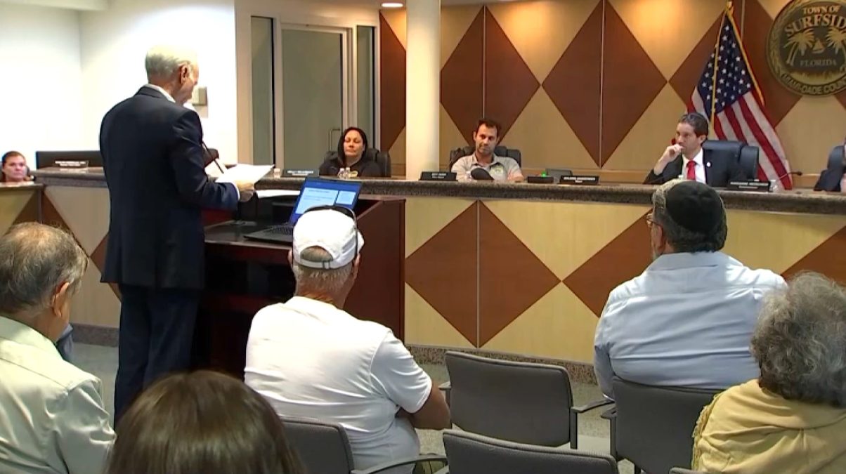 Surfside Commission Meeting Gets Heated Over Resignations, Parody Email
