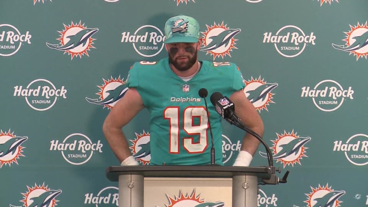 Skylar Thompson Speaks After Dolphins Clinch Playoff Spot – NBC 6