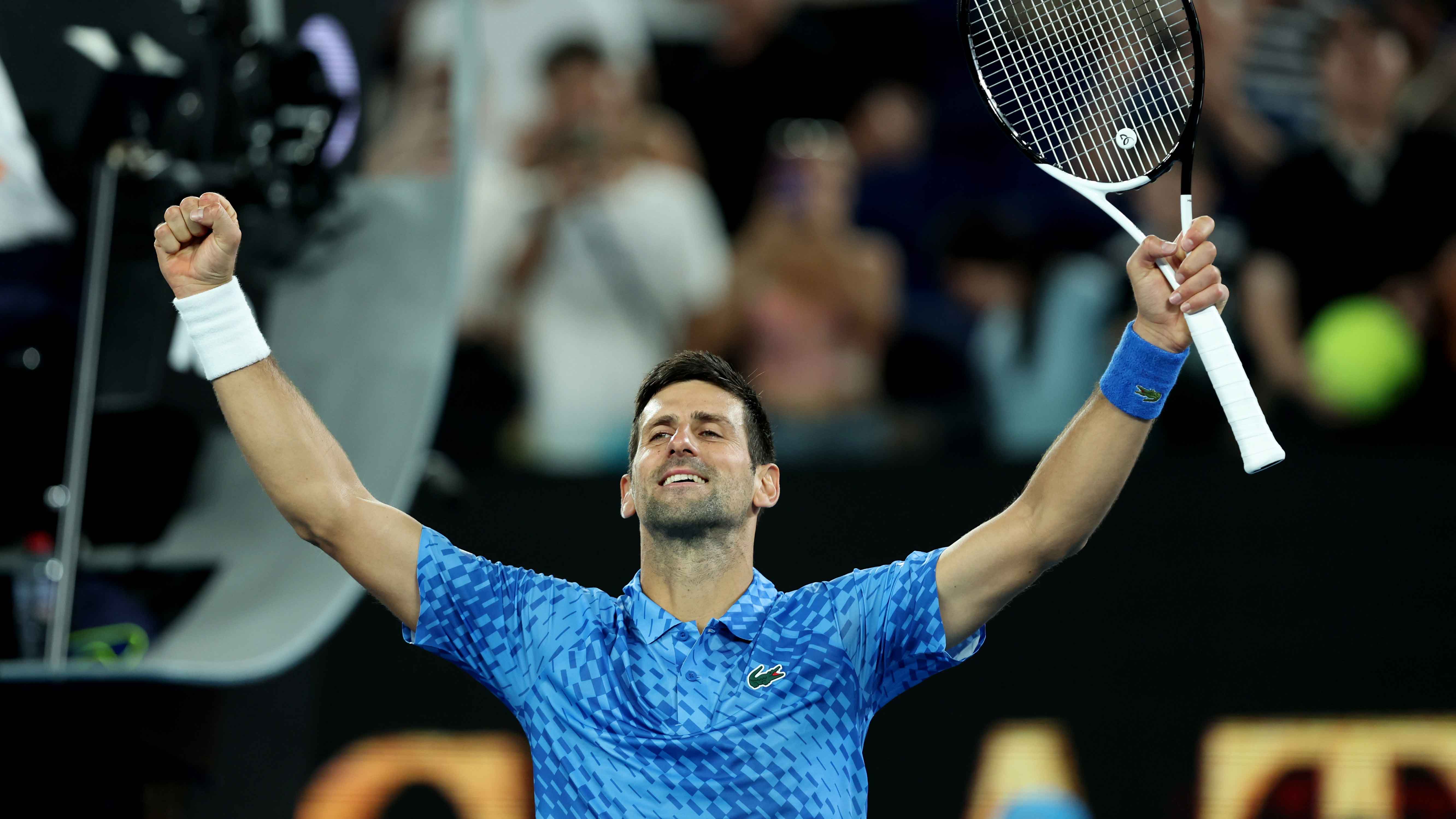 Novak Djokovic Bothered by Leg, Heckler During Australian Open Win
