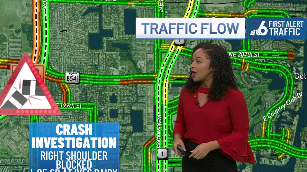 Death Investigation After Crash on I-95 in Miami-Dade – NBC 6 South Florida