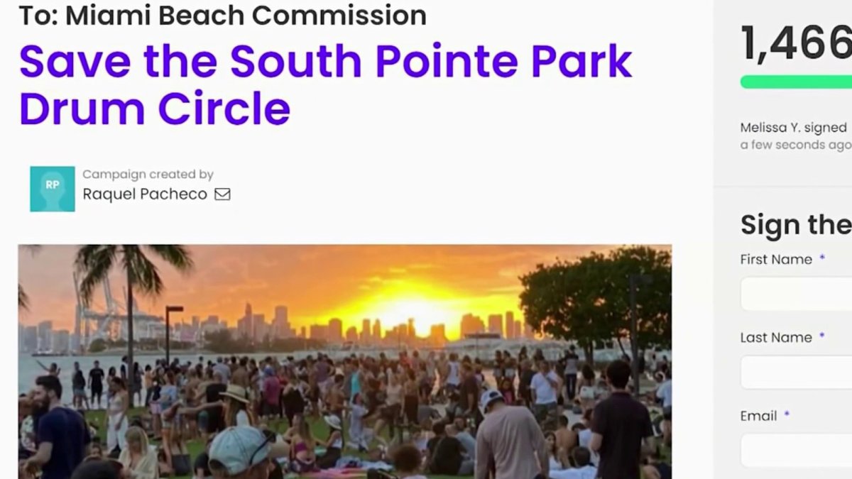 Drum Circle at South Pointe Park Causing Controversy Among Neighbors