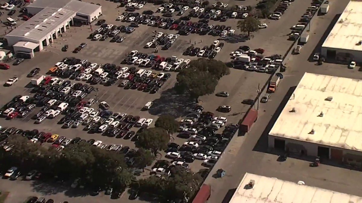 Aerial View of South Florida Auto Auctions in Lauderdale Lakes NBC 6