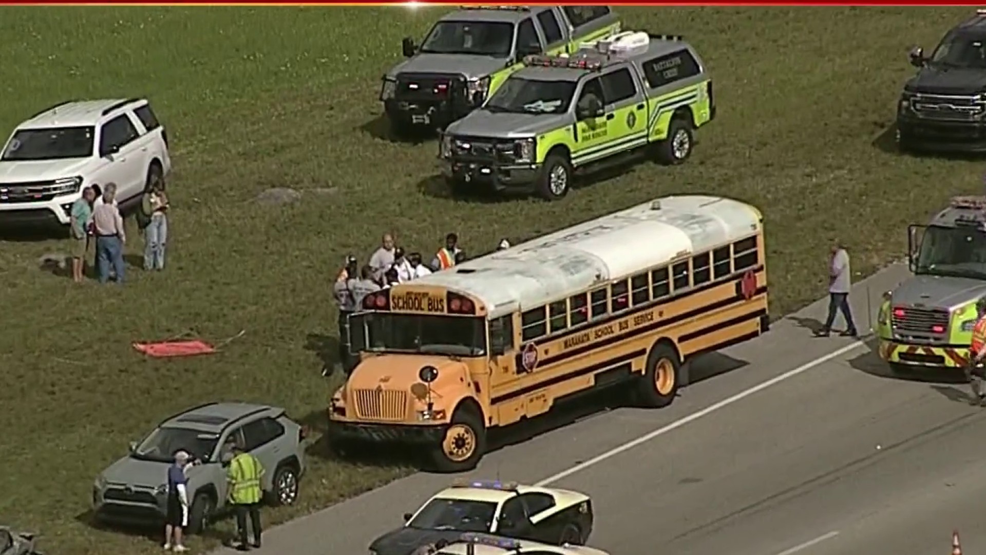 2 Children Hospitalized After School Bus Crash On Dolphin Expressway ...