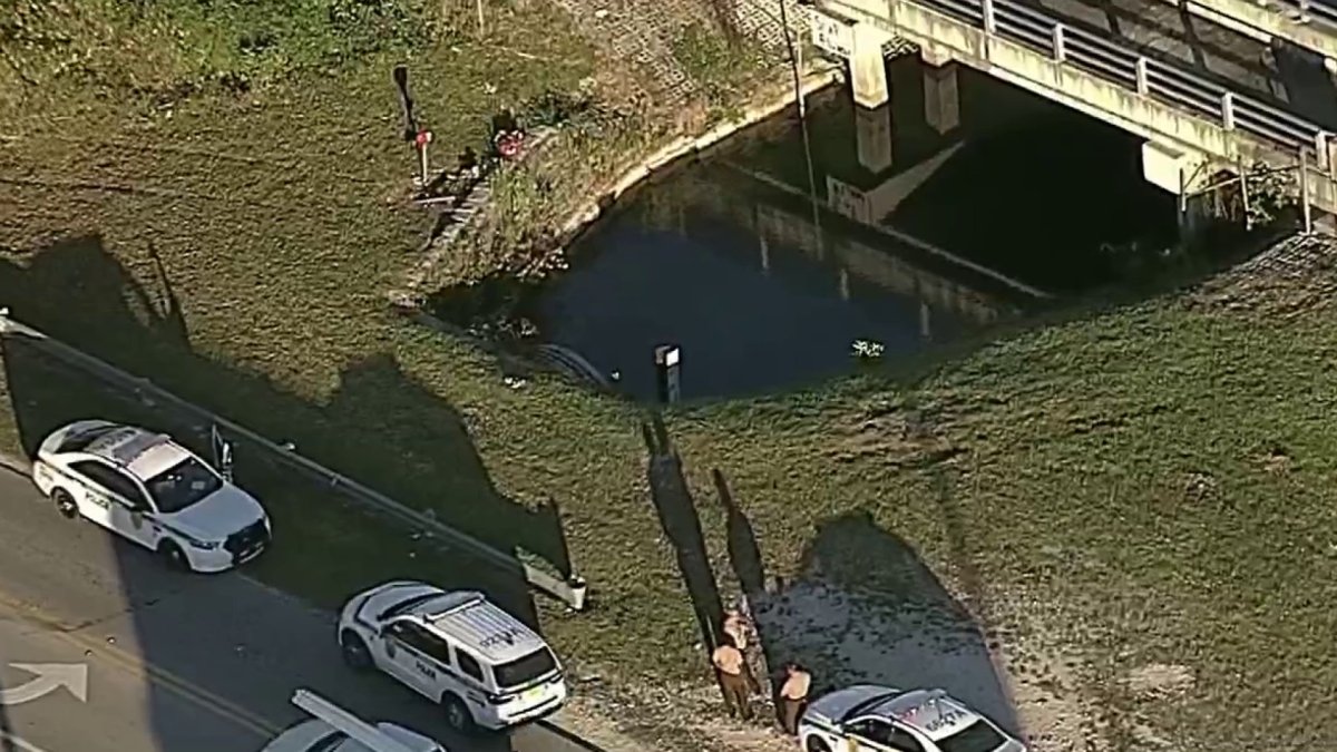 Car Crashes in SW Miami-Dade Canal – NBC 6 South Florida